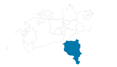 Tessin in der Schweiz auf der Schweizkarte